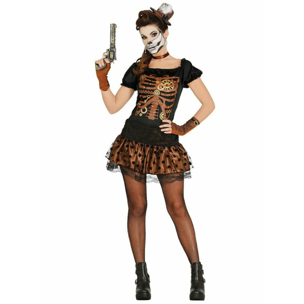 Disfraz de Steampunk Esqueleto para mujer