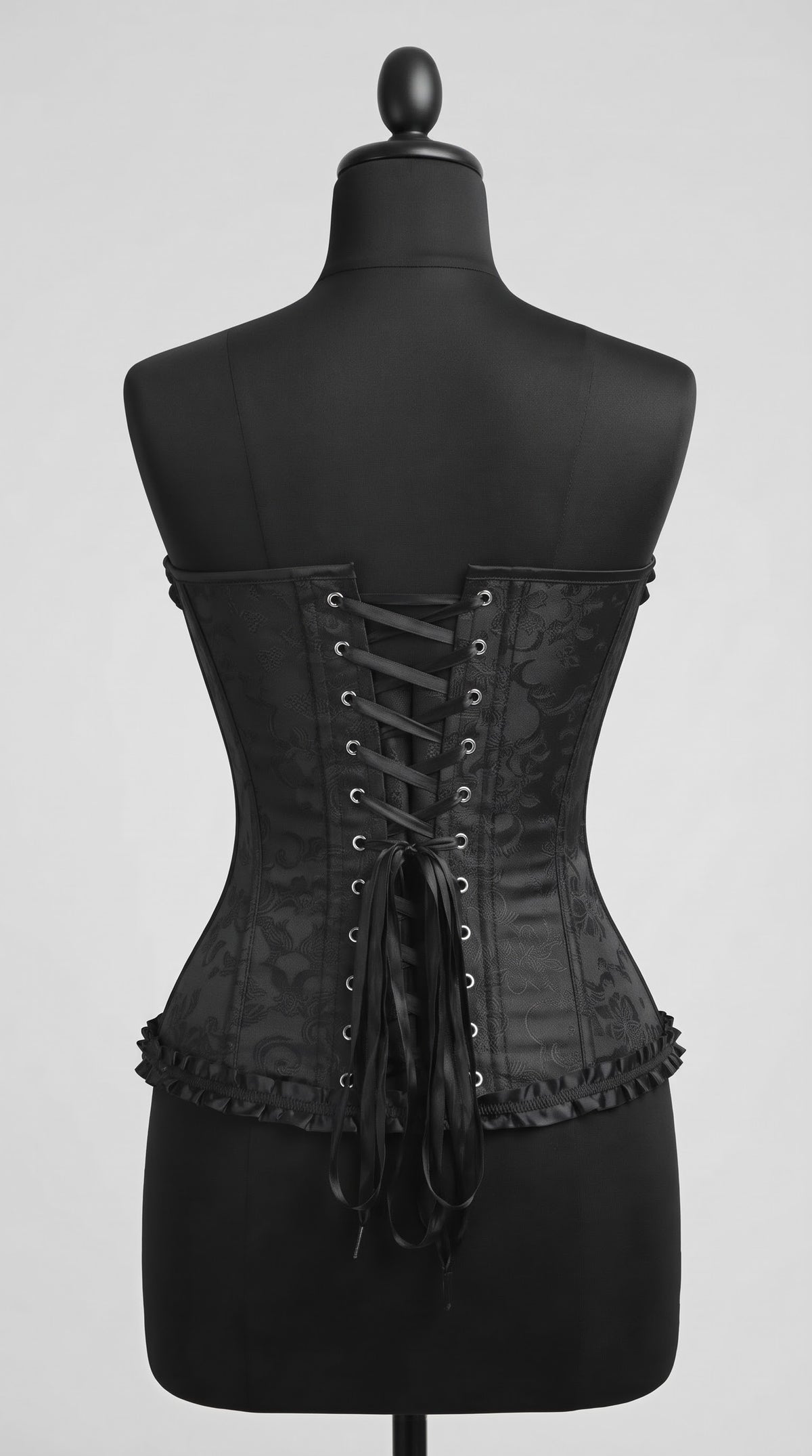 Corsé Rosalind · Jacquard con volantes