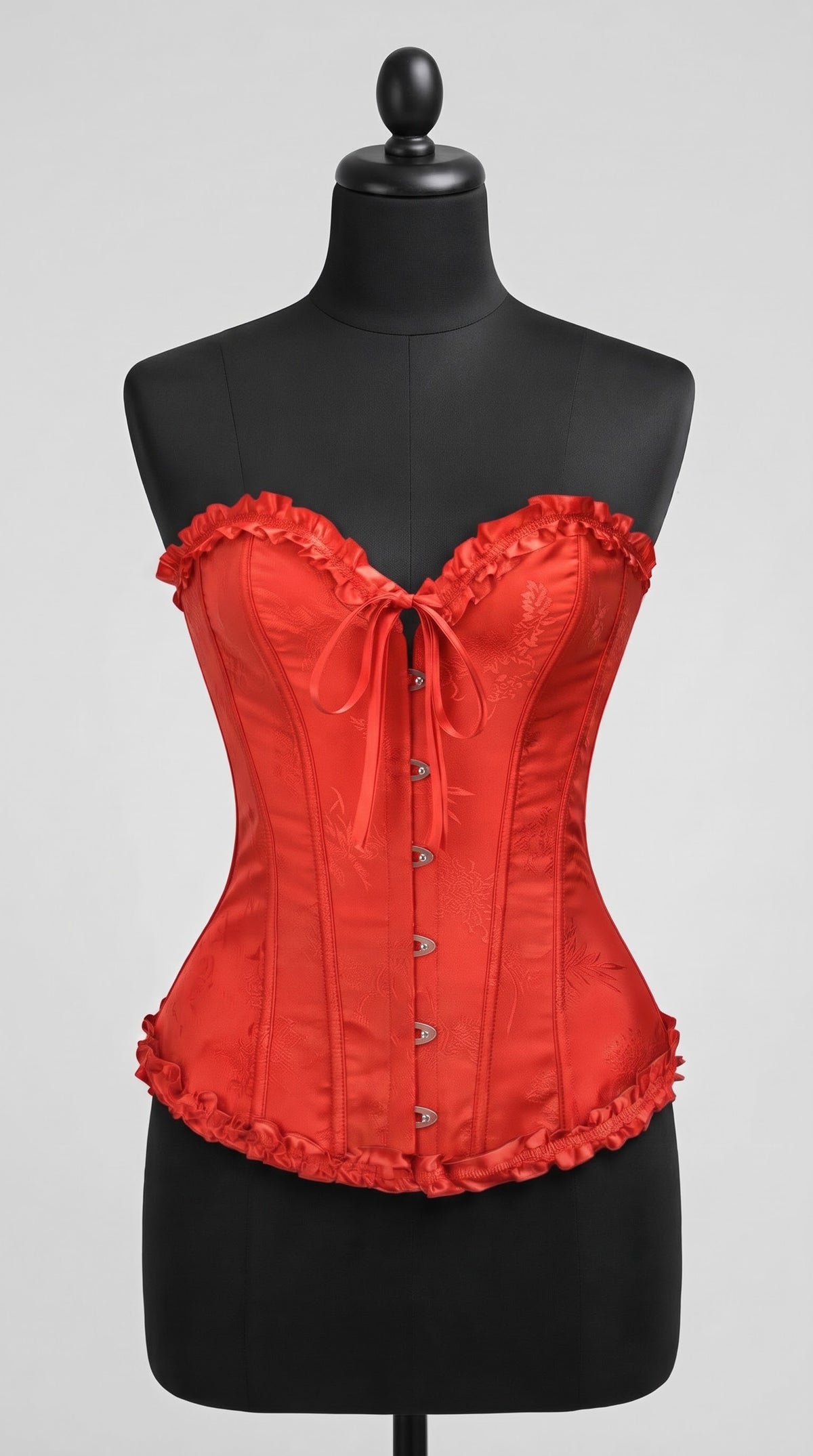 Corsé Rosalind · Jacquard con volantes