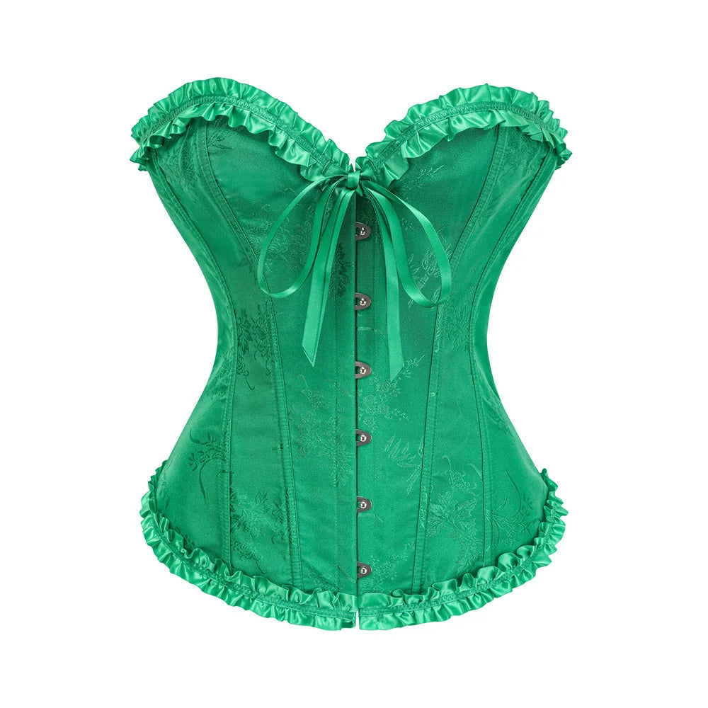 Corsé Rosalind Verde jade
