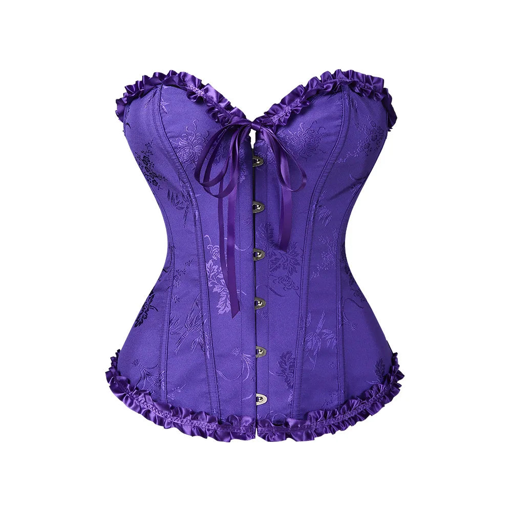 Corsé Rosalind Morado oscuro