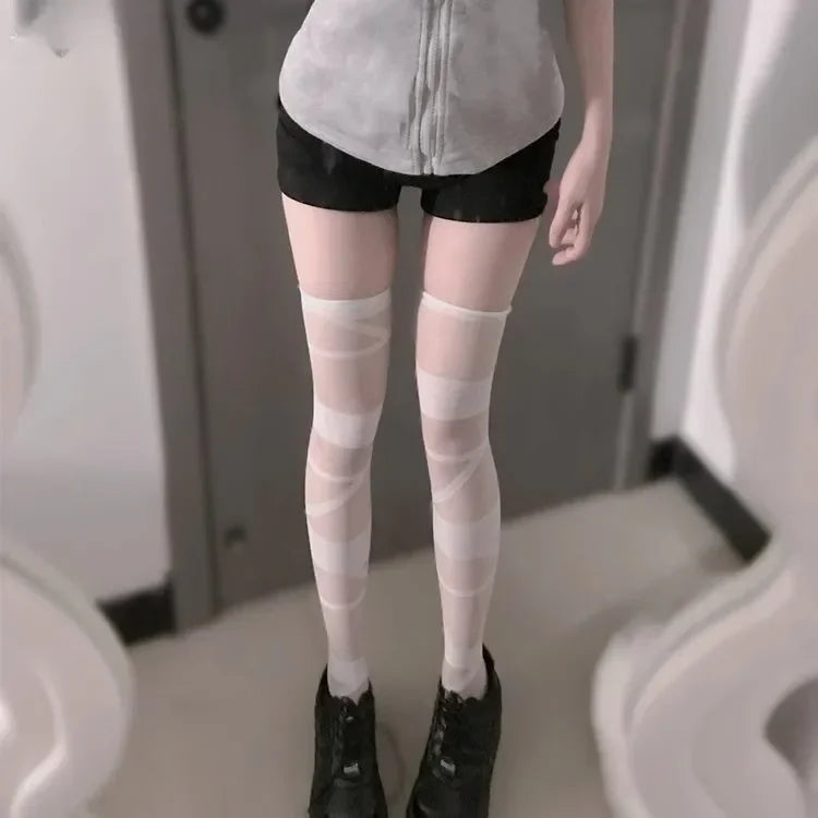 Medias Arachne Estilo 2 blanco