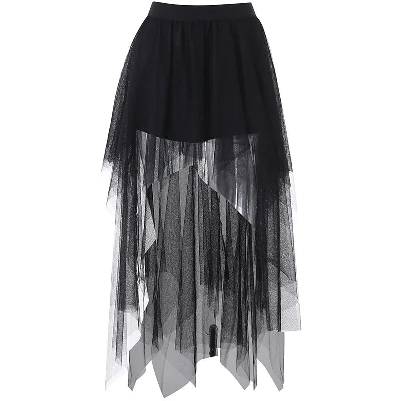 Falda Selene Negro