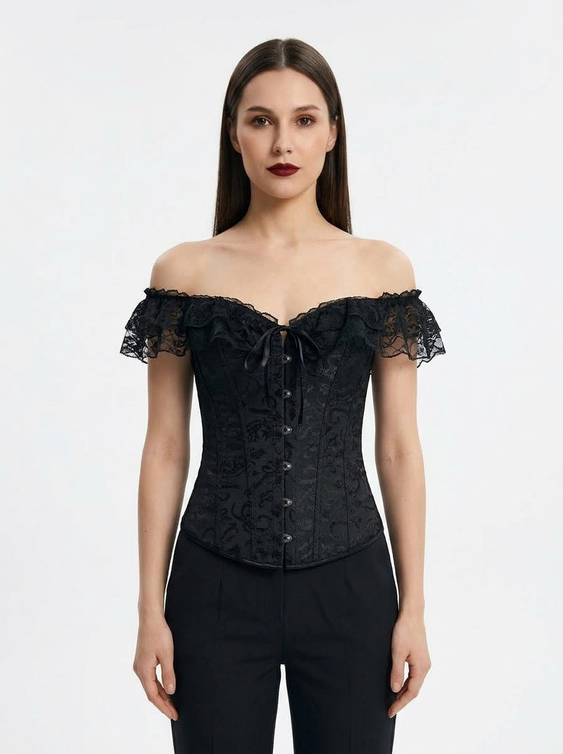 Corsé Carmilla - Negro - foto 1
