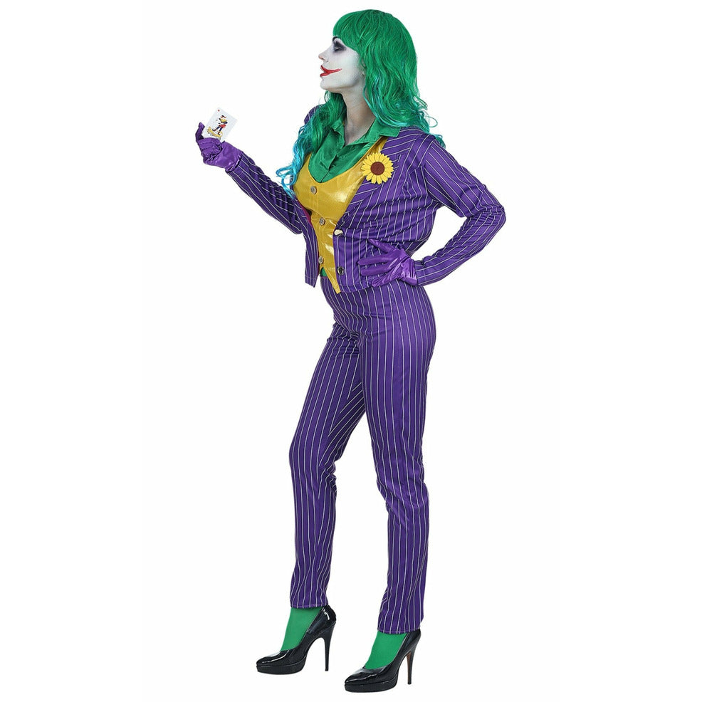 Disfraz XL de Joker chiflado para mujer
