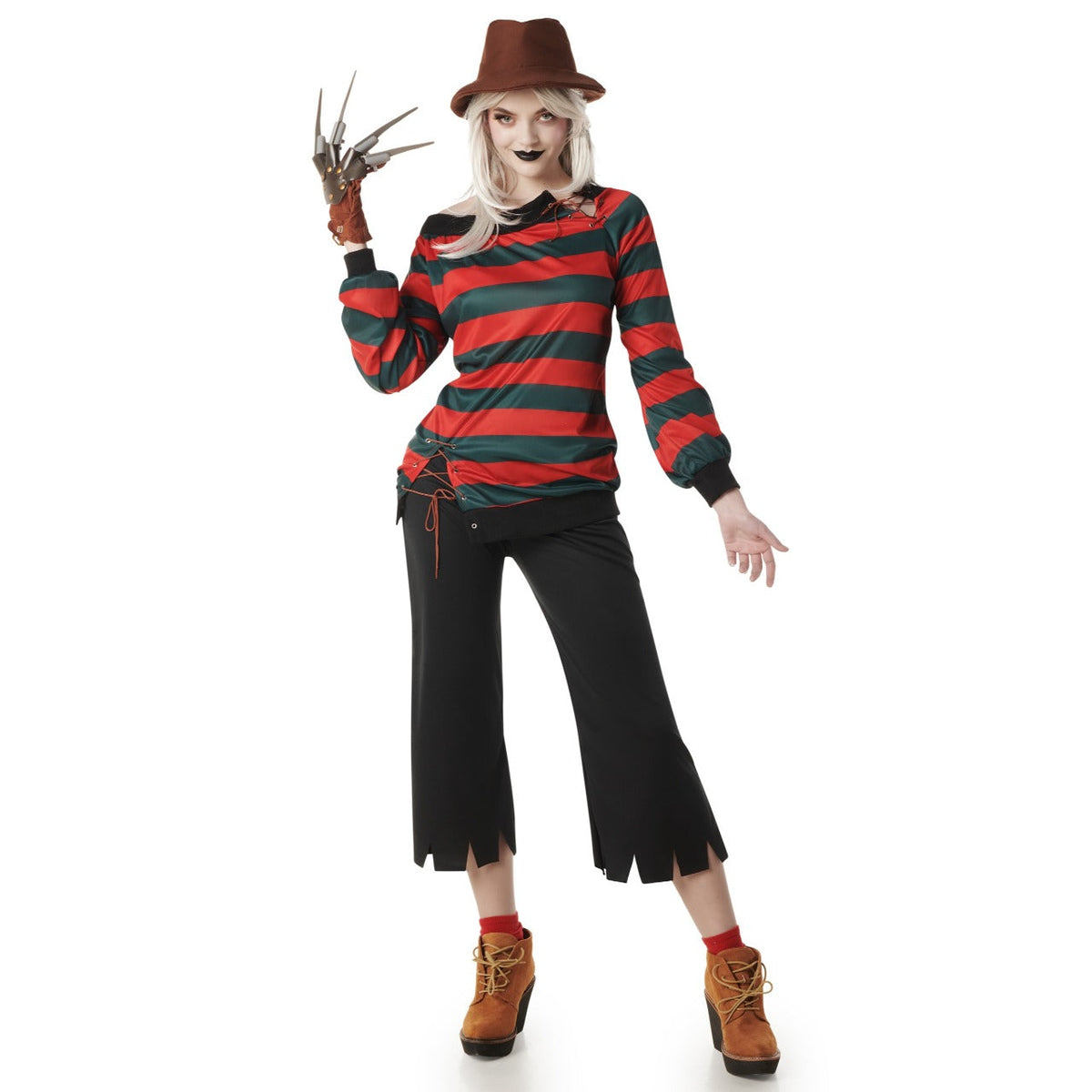 Disfraz de Freddy Krueger para mujer