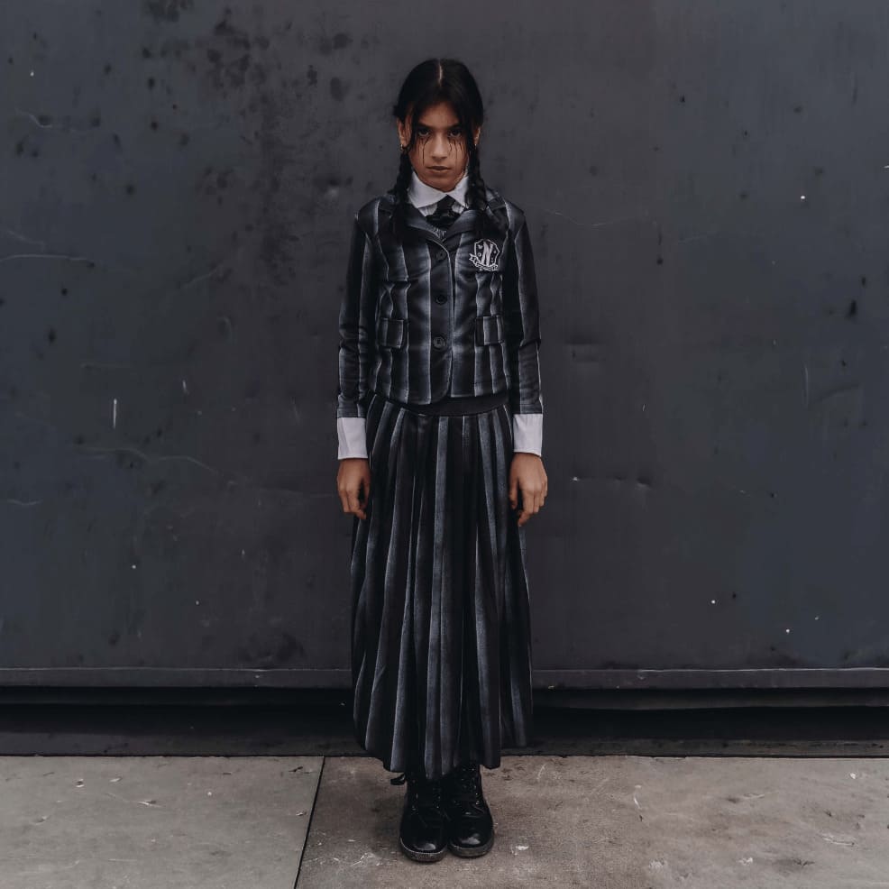 Disfraz de Miércoles Addams™ Uniforme para mujer