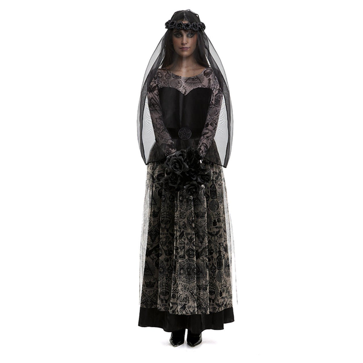 Disfraz de Novia Oscura para mujer