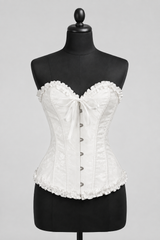 Corsé Rosalind Blanco – maniquí por delante