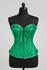 Corsé Rosalind Verde jade – maniquí por delante