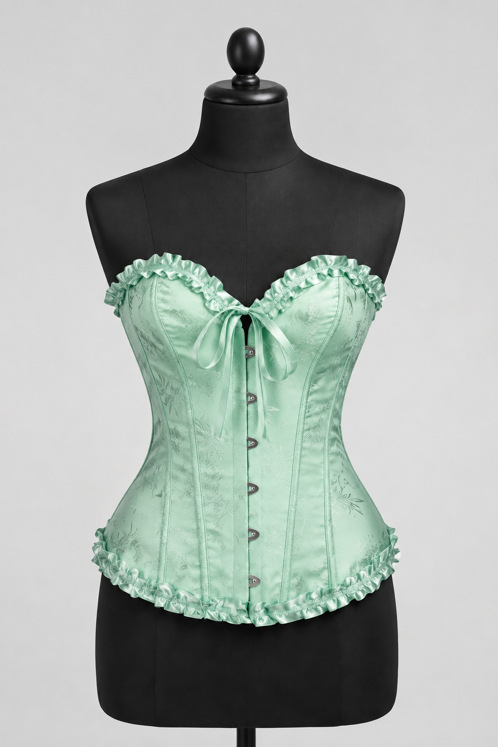 Corsé Rosalind Esmeralda – maniquí por delante