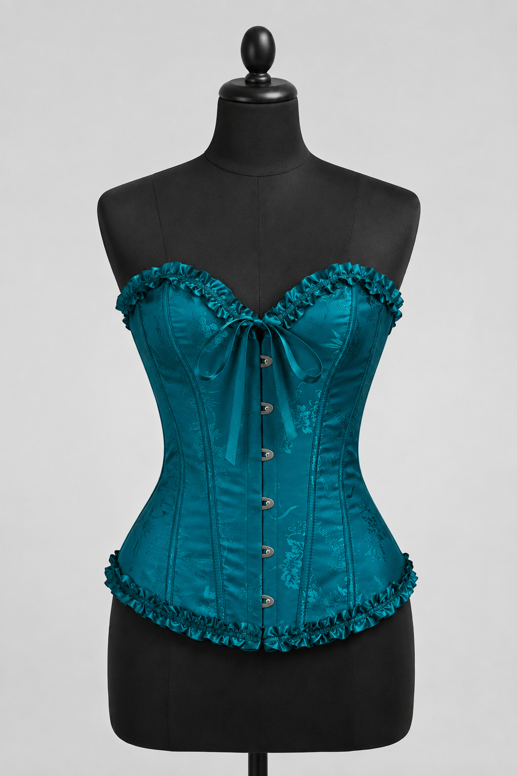 Corsé Rosalind Azul oscuro – maniquí por delante