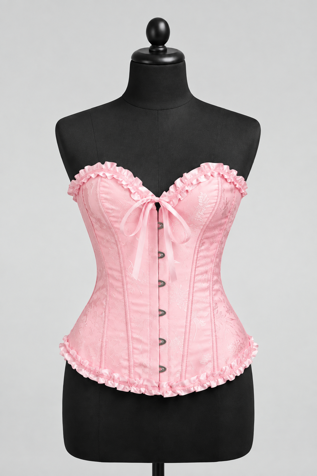 Corsé Rosalind Rosa – maniquí por delante