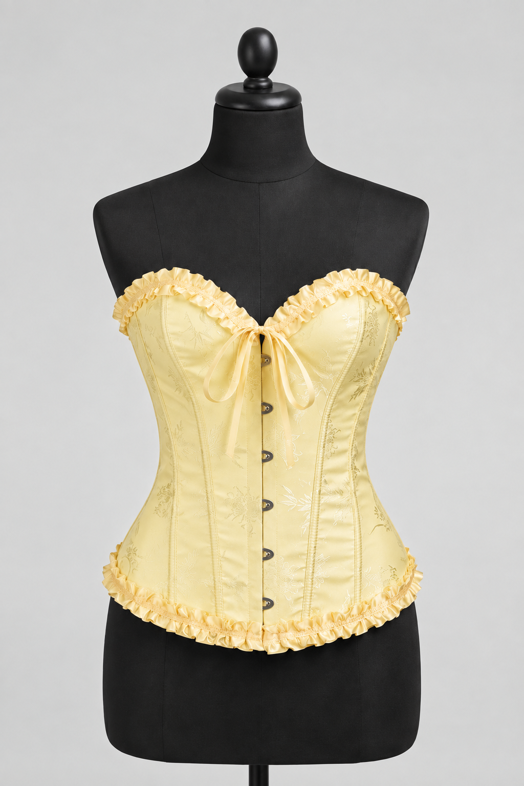 Corsé Rosalind Amarillo – maniquí por delante